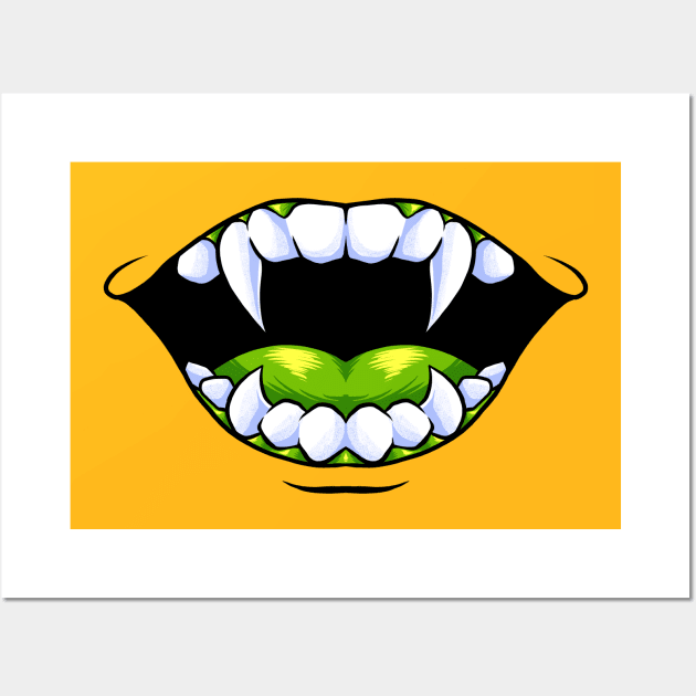 smiling mask mark3 Wall Art by spoilerinc